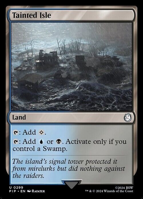 Tainted Isle ~ Commander: Fallout [ NearMint ] [ Magic MTG ]