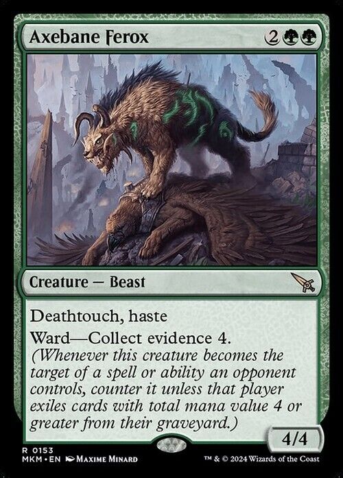 Axebane Ferox ~ Murders at Karlov Manor [ NM ] [ Magic MTG ]