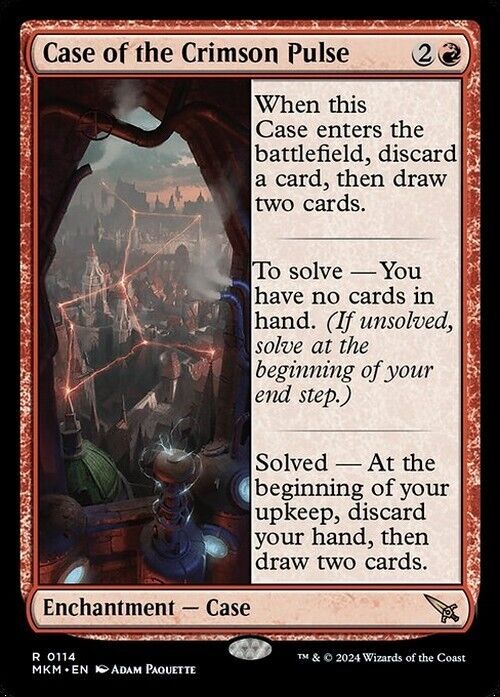 Case of the Crimson Pulse ~ Murders at Karlov Manor [ NM ] [ Magic MTG ]
