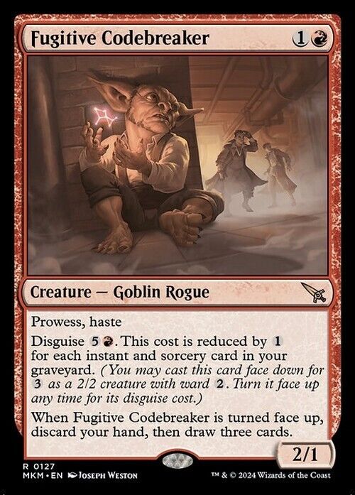 Fugitive Codebreaker ~ Murders at Karlov Manor [ NM ] [ Magic MTG ]