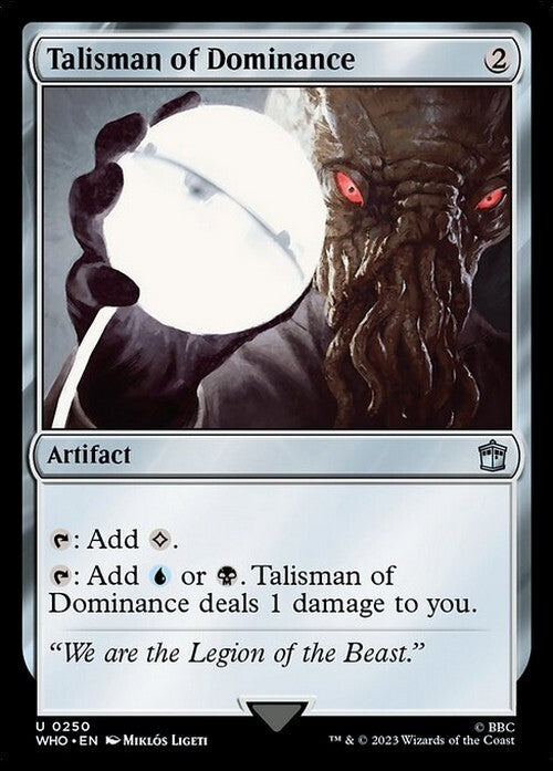 Talisman of Dominance ~ Commander: Doctor Who [ NearMint ] [ Magic MTG ]