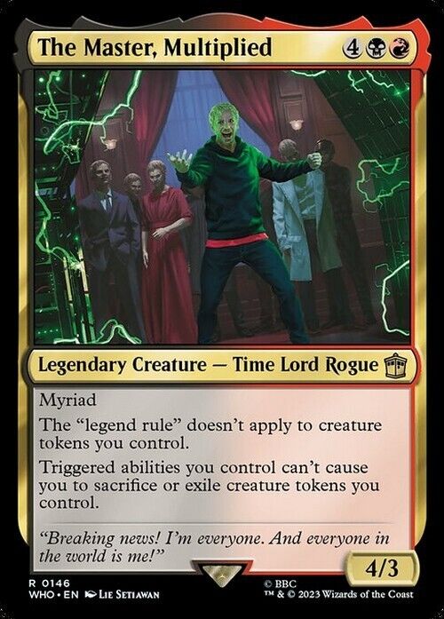 The Master, Multiplied ~ Commander: Doctor Who [ NearMint ] [ Magic MTG ]