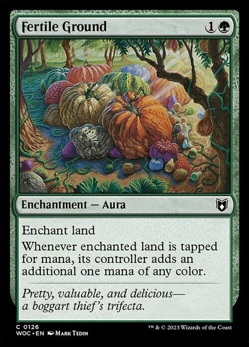 Fertile Ground ~ Commander: Wilds of Eldraine [ NearMint ] [ Magic MTG ]