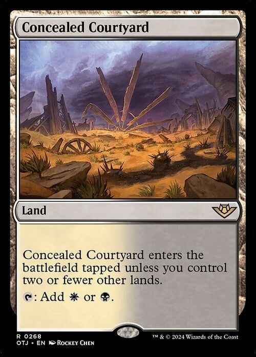 Concealed Courtyard ~ Outlaws of Thunder Junction [ NM ] [ Magic MTG ]