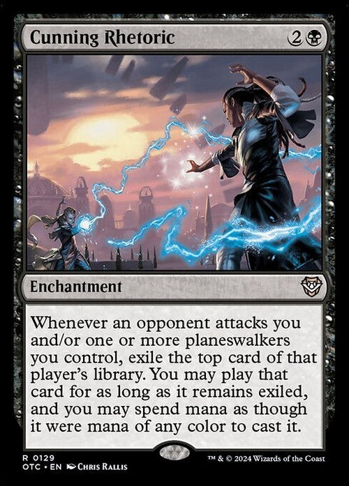 Cunning Rhetoric ~ Commander: Outlaws of Thunder Junction [ NM ] [ MTG ]