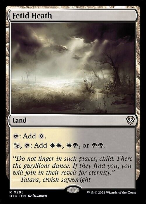 Fetid Heath ~ Commander: Outlaws of Thunder Junction [ NM ] [ MTG ]