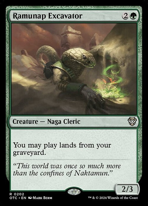 Ramunap Excavator ~ Commander: Outlaws of Thunder Junction [ NM ] [ MTG ]