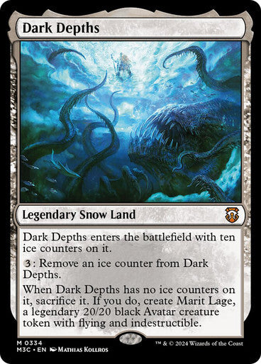 Dark Depths ~ Commander: Modern Horizons 3 [ NearMint ] [ Magic MTG ]