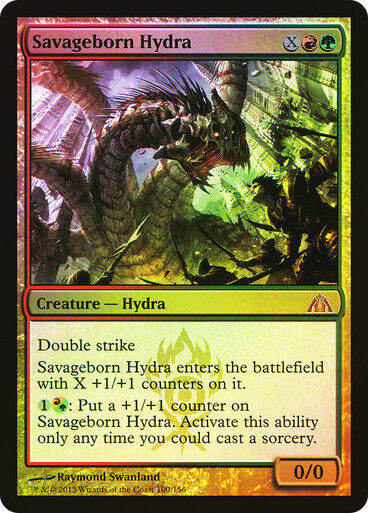 FOIL Savageborn Hydra ~ Dragon's Maze [ Excellent ] [ Magic MTG ]