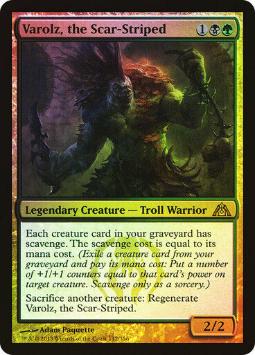 FOIL Varolz, the Scar-Striped ~ Dragon's Maze [ Excellent ] [ Magic MTG ]