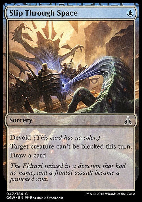 Slip Through Space ~ Oath of the Gatewatch [ Excellent ] [ Magic MTG ] - London Magic Traders Ltd