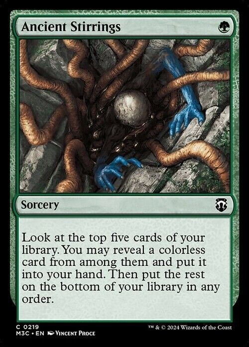 Ancient Stirrings ~ Commander: Modern Horizons 3 [ NearMint ] [ Magic MTG ]