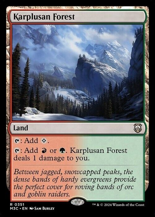 Karplusan Forest ~ Commander: Modern Horizons 3 [ NearMint ] [ Magic MTG ]
