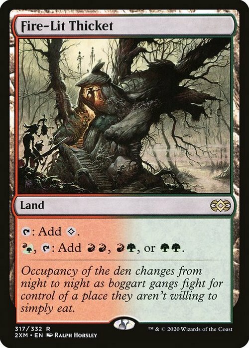 Fire-Lit Thicket ~ Double Masters [ NearMint ] [ Magic MTG ]
