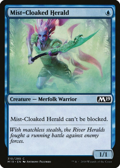 Mist-Cloaked Herald ~ Core 2019 [ Excellent ] [ Magic MTG ]