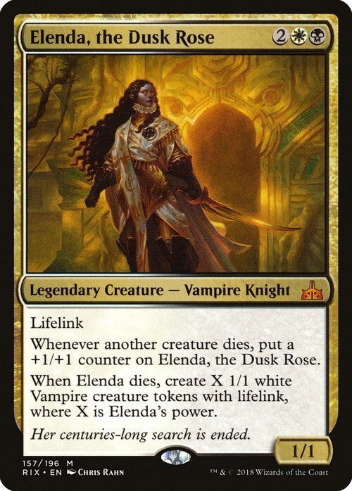 Elenda, the Dusk Rose ~ Rivals of Ixalan [ Excellent ] [ Magic MTG ]