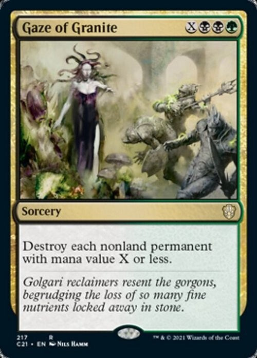 Gaze of Granite ~ Commander: Strixhaven [ NearMint ] [ Magic MTG ]