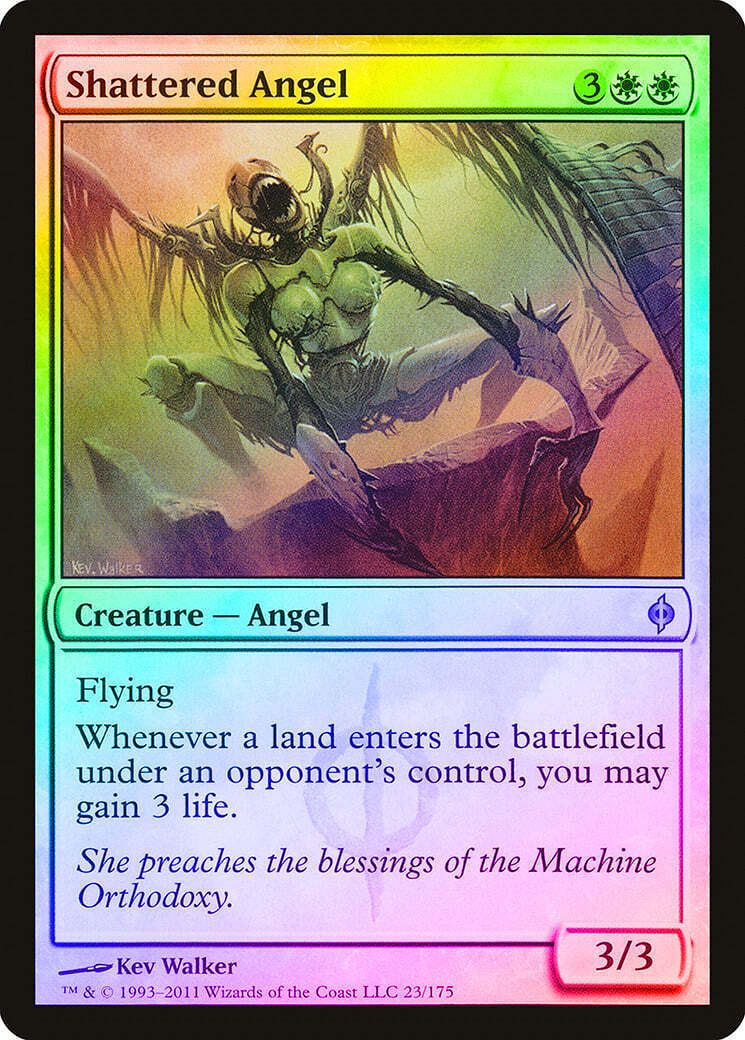 FOIL Shattered Angel ~ New Phyrexia [ PLAYED ] [ Magic MTG ]