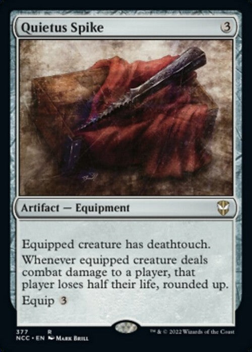 Quietus Spike ~ Commander: Streets of New Capenna [ NM ] [ Magic MTG ]