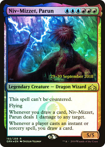 FOIL Niv-Mizzet, Parun ~ Prerelease Guilds of Ravnica [ NearMint ] [ Magic MTG ] - London Magic Traders Ltd