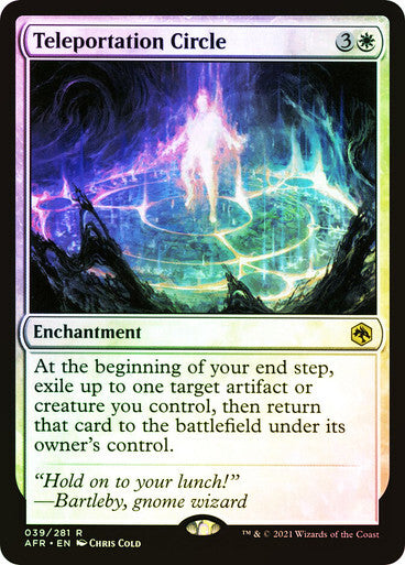 FOIL Teleportation Circle ~ Adventures in the Forgotten Realms [ NM ] [ MTG ]