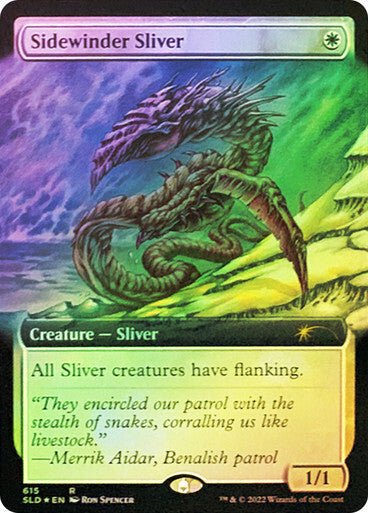 FOIL Sidewinder Sliver ~ Secret Lair [ NearMint ] [ Magic MTG ]