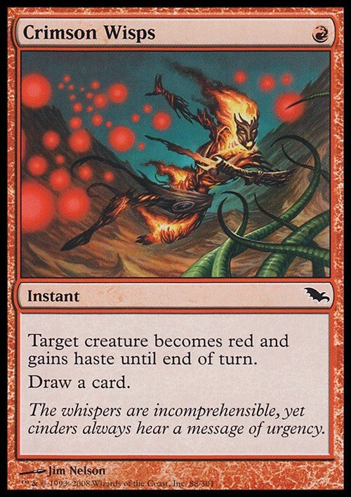 Crimson Wisps ~ Shadowmoor [ Excellent ] [ Magic MTG ]