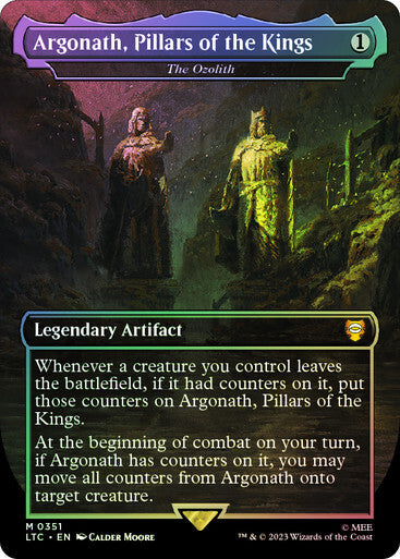 FOIL Argonath ( The Ozolith ) ~ The Lord of the Rings [ MINT ] [ Magic MTG ]