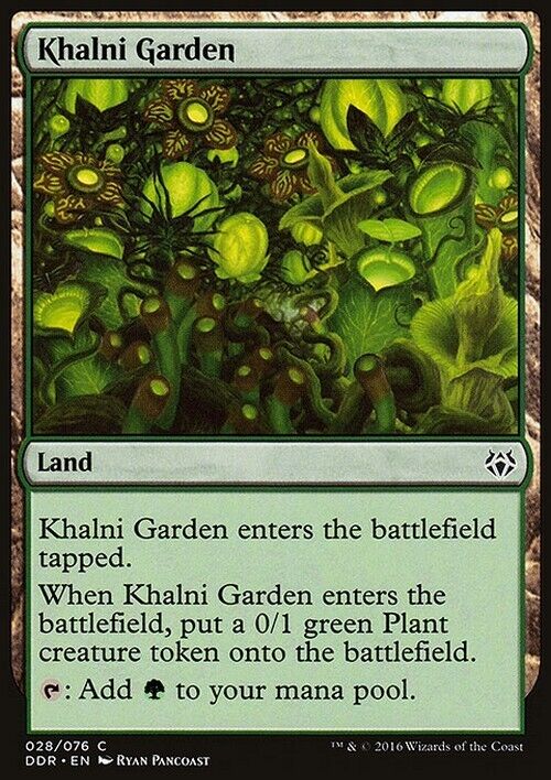Khalni Garden ~ Duel Decks [ Excellent ] [ Magic MTG ]