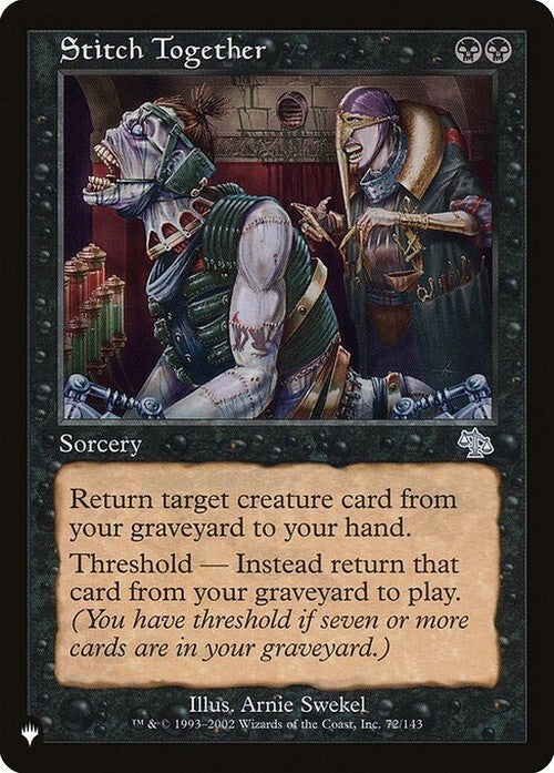 Stitch Together ~ The List [ NearMint ] [ Magic MTG ]
