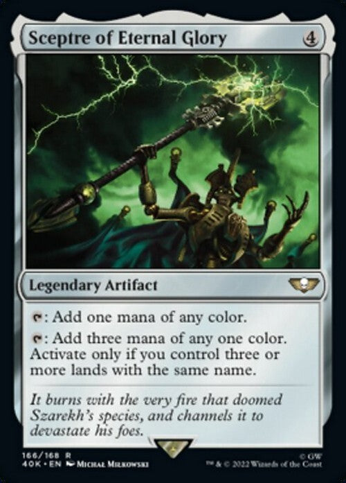 Sceptre of Eternal Glory ~ Commander: Warhammer 40,000 [ NM ] [ Magic MTG ]