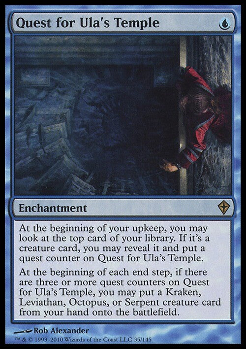 Quest for Ula's Temple ~ Worldwake [ Excellent ] [ Magic MTG ]