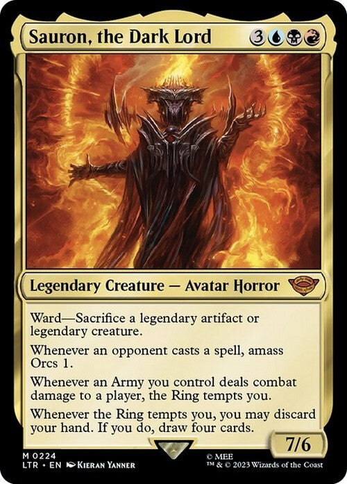 Sauron, the Dark Lord ~ The Lord of the Rings [ NearMint ] [ Magic MTG ]