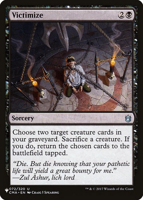 Victimize ~ The List [ NearMint ] [ Magic MTG ]
