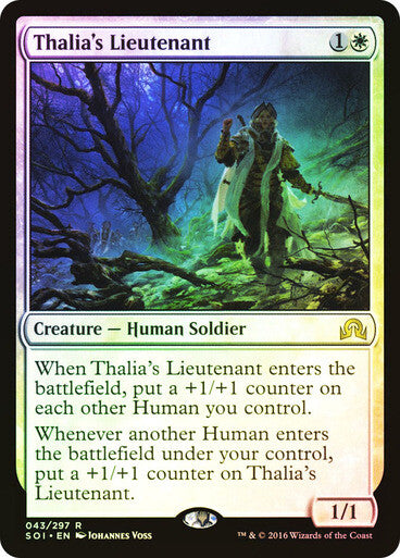 FOIL Thalia's Lieutenant ~ Shadows over Innistrad [ Excellent ] [ Magic MTG ]