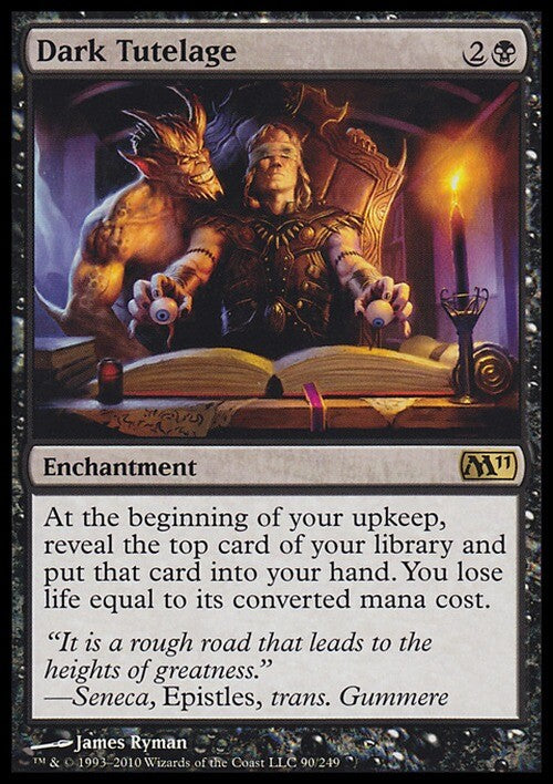 Dark Tutelage ~ Magic 2011 [ Excellent ] [ Magic MTG ]