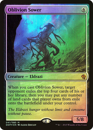 FOIL Oblivion Sower ~ Duel Decks [ Excellent ] [ Magic MTG ] - London Magic Traders Ltd