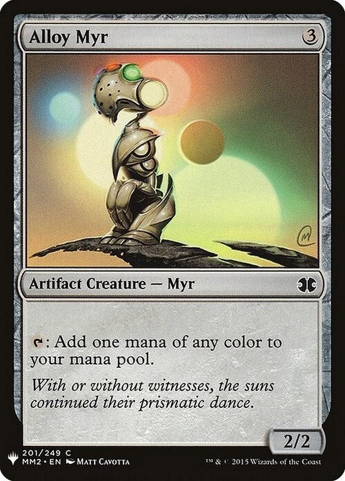 Alloy Myr ~ Mystery Booster [ NearMint ] [ Magic MTG ]