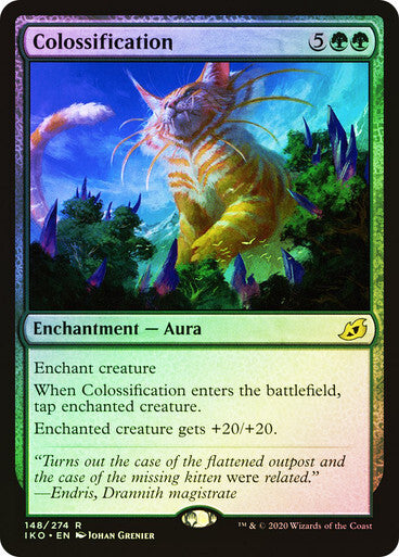 FOIL Colossification ~ Ikoria: Lair of Behemoths [ NM ] [ Magic MTG ]