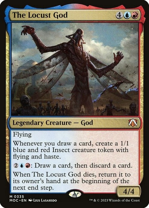 The Locust God ~ Commander: March of the Machine [ NearMint ] [ Magic MTG ]