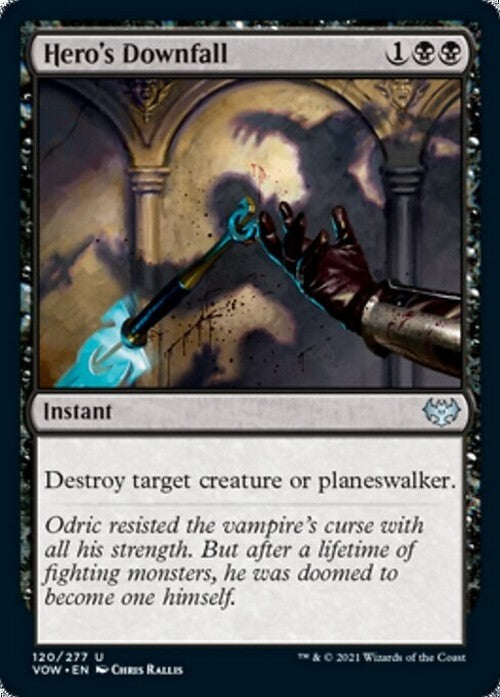 Hero's Downfall ~ Crimson Vow [ NearMint ] [ Magic MTG ]