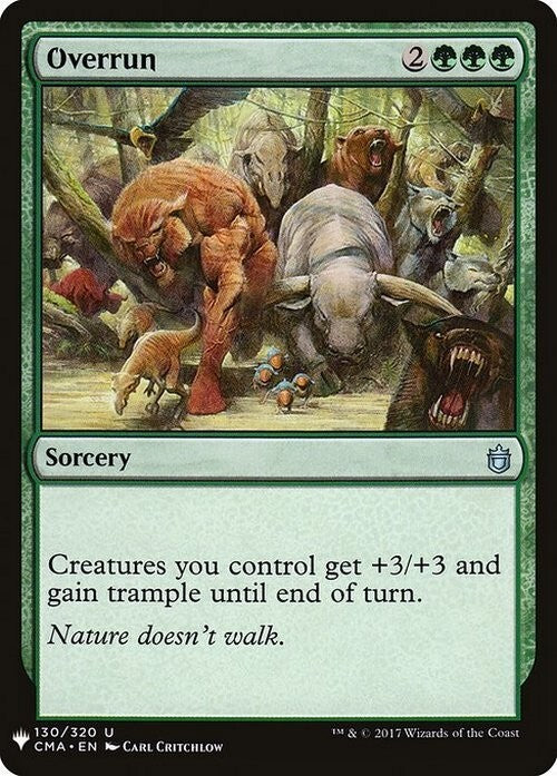 Overrun ~ Mystery Booster [ NearMint ] [ Magic MTG ]