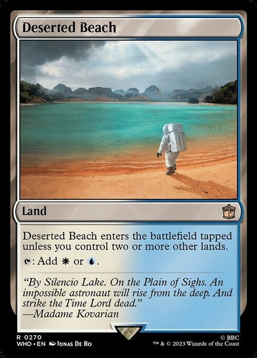 Deserted Beach ~ Commander: Doctor Who [ NearMint ] [ Magic MTG ]