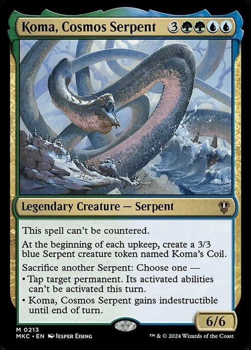 Koma, Cosmos Serpent ~ Commander: Murders at Karlov Manor [ NM ] [ MTG ]