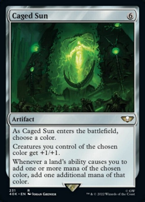 Caged Sun ~ Commander: Warhammer 40,000 [ NearMint ] [ Magic MTG ]