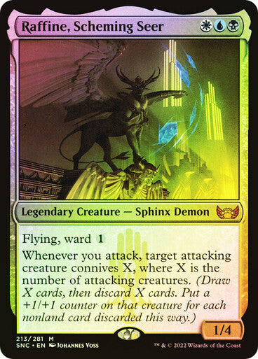 FOIL Raffine, Scheming Seer ~ Streets of New Capenna [ NearMint ] [ Magic MTG ]