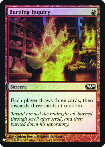 FOIL Burning Inquiry ~ Mystery Booster [ NearMint ] [ Magic MTG ]