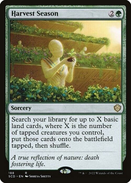 Harvest Season ~ Starter Commander [ NearMint ] [ Magic MTG ]