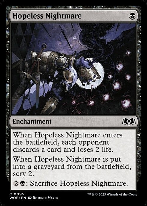 Hopeless Nightmare ~ Wilds of Eldraine [ NearMint ] [ Magic MTG ]