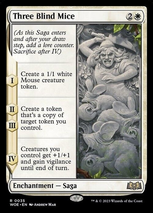Three Blind Mice ~ Wilds of Eldraine [ NearMint ] [ Magic MTG ]